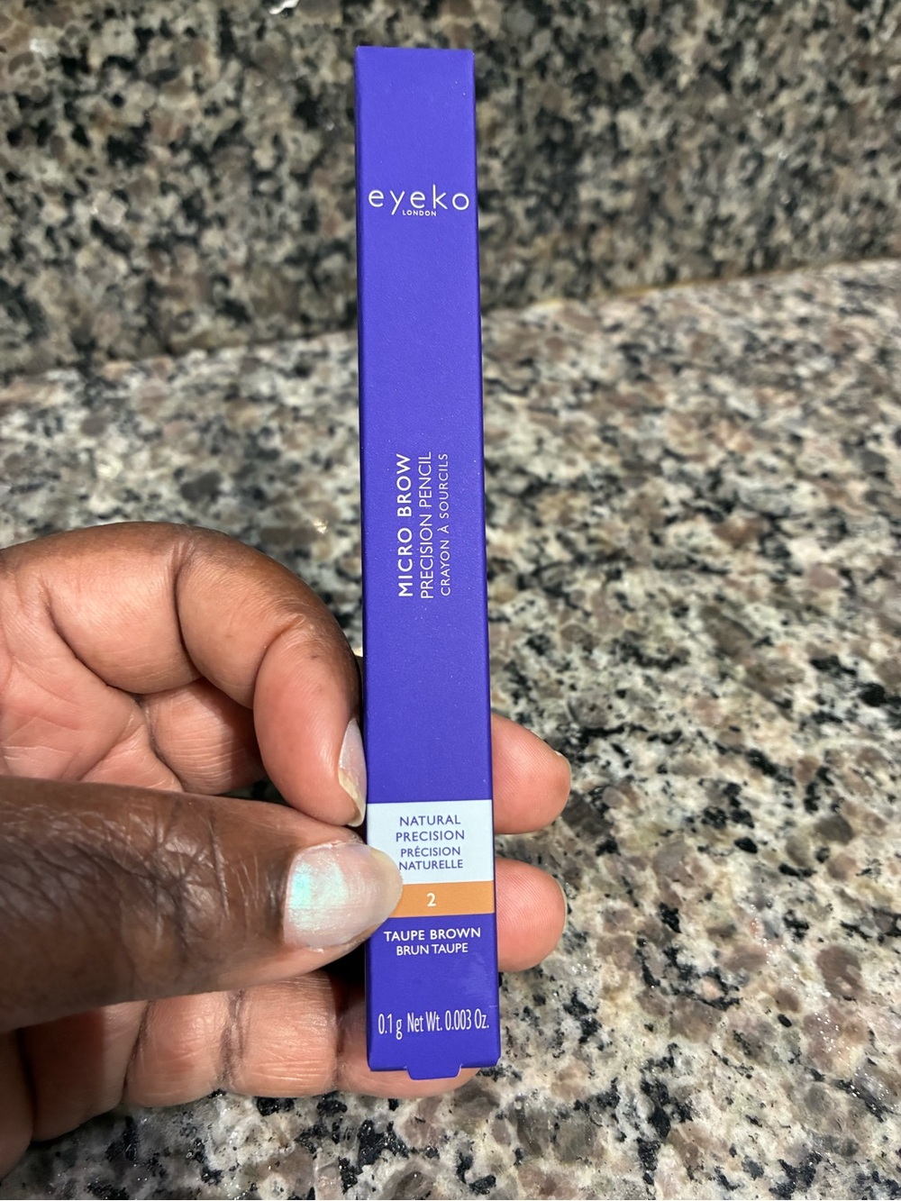 Eyeko Micro Brow Precision Pencil - Purple Packaging